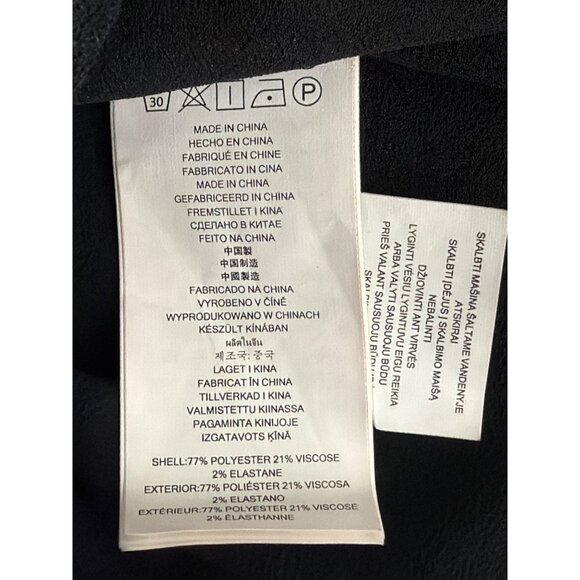 Michael Kors Women Black Dress With Chain Detail Dress Size 6 - Picture 9 of 10